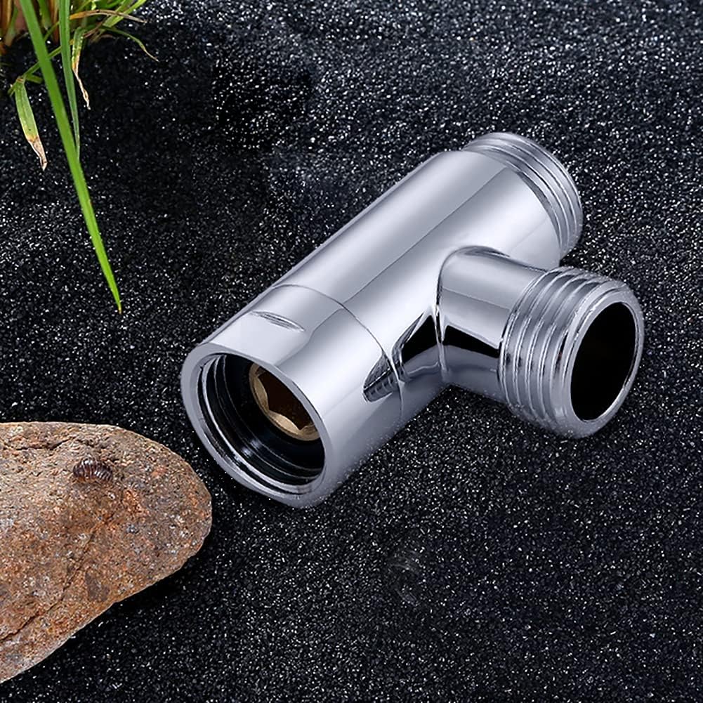 T-shaped diverter to add a second better shower head