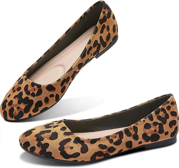 Leopard print ballet flats 2024
