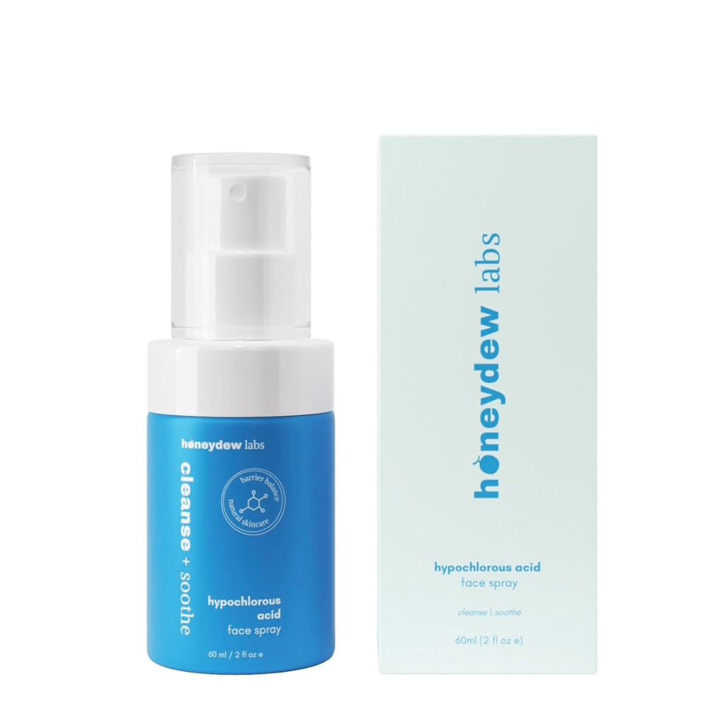 Hypochlorous Acid Spray by Honeydew Labs – 0.015% hypochlorous acid skincare bottle